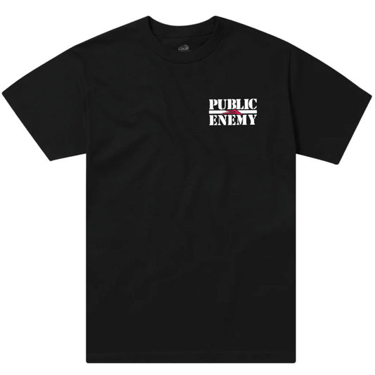 Lakai Public Enemy Sniper Logo T-Shirt Black