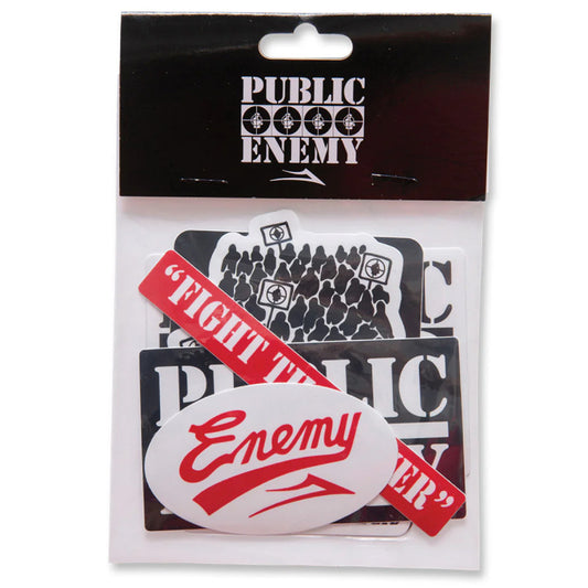 Lakai Public Enemy Sticker Pack Multi