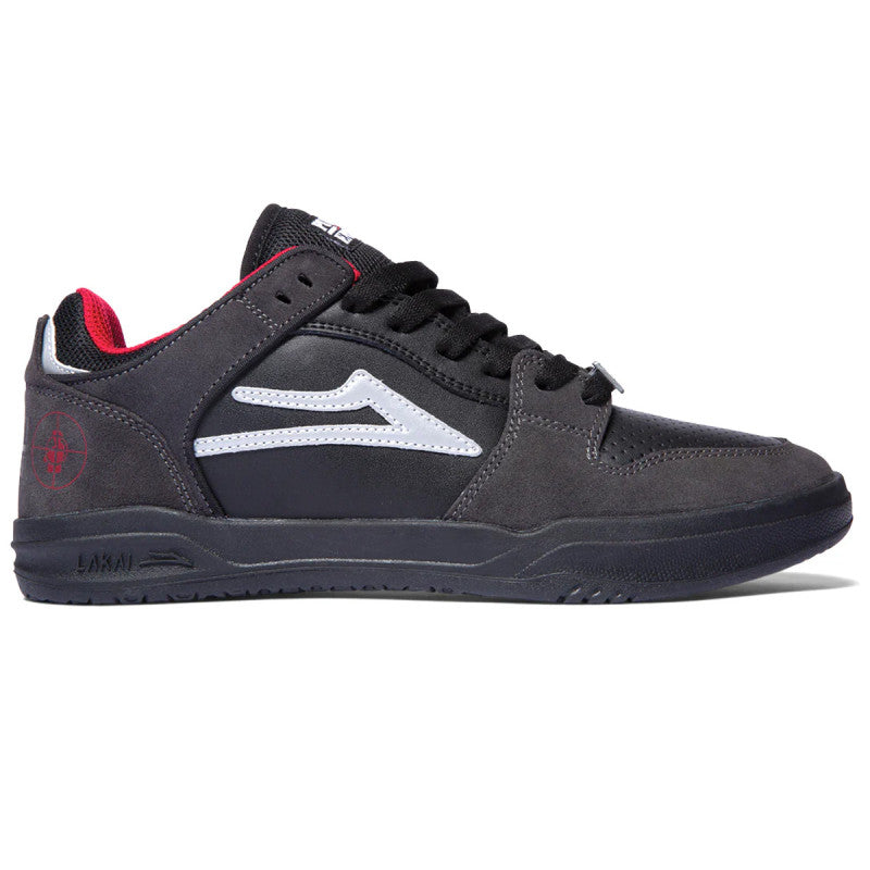 Lakai Public Enemy Telford Low Black/Charcoal Suede