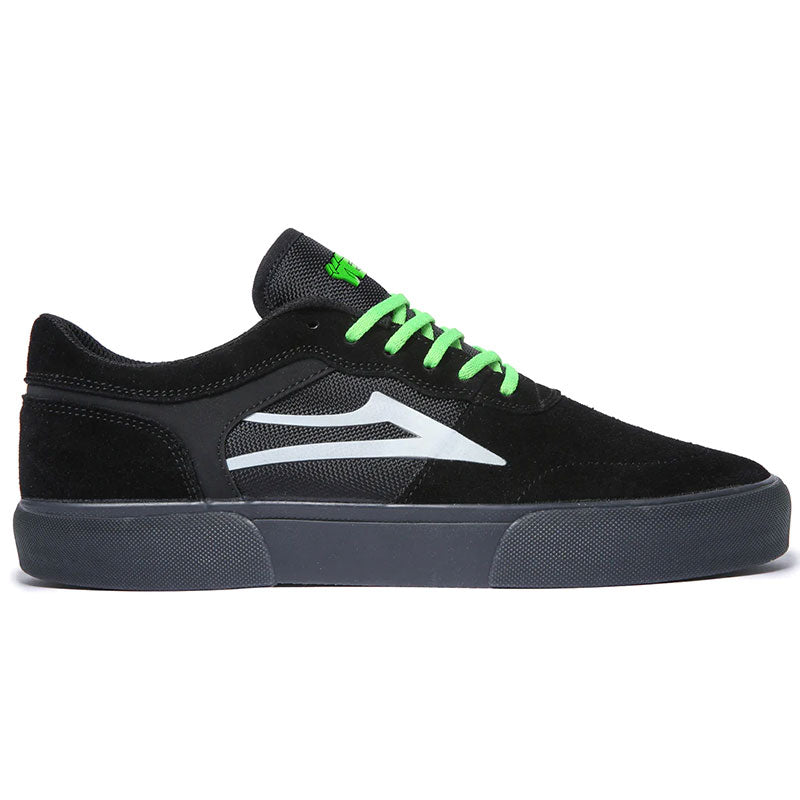 Lakai Staple Black/Uv Green Suede