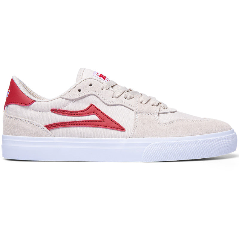 Lakai York White/Red Suede