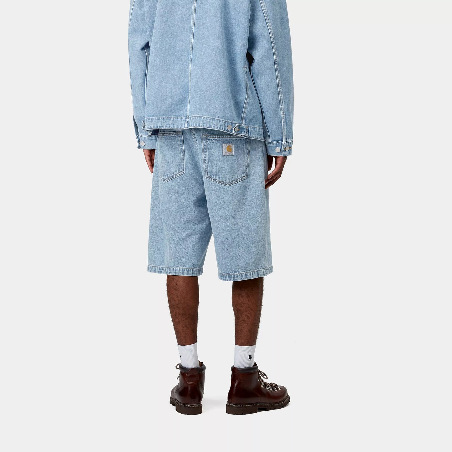 Carhartt WIP Landon Short Blue Bleached