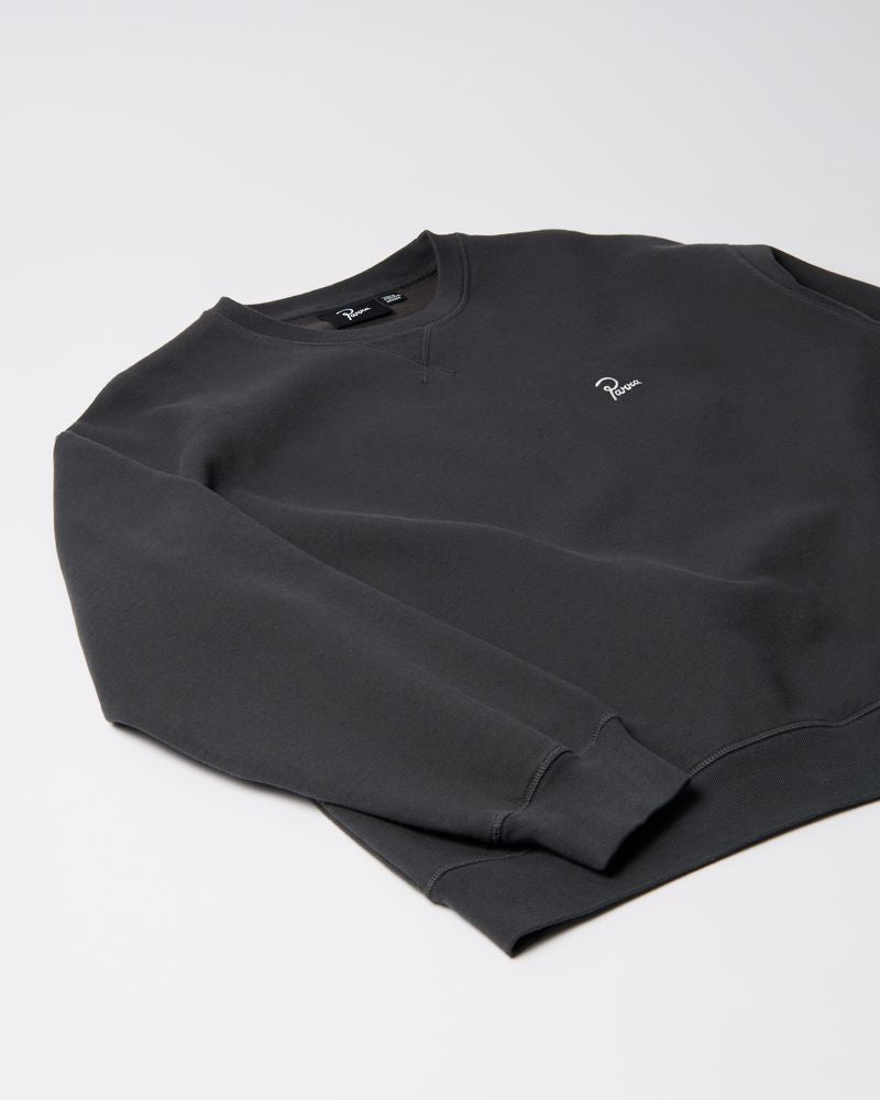 By Parra Signature Crewneck Sweater Black