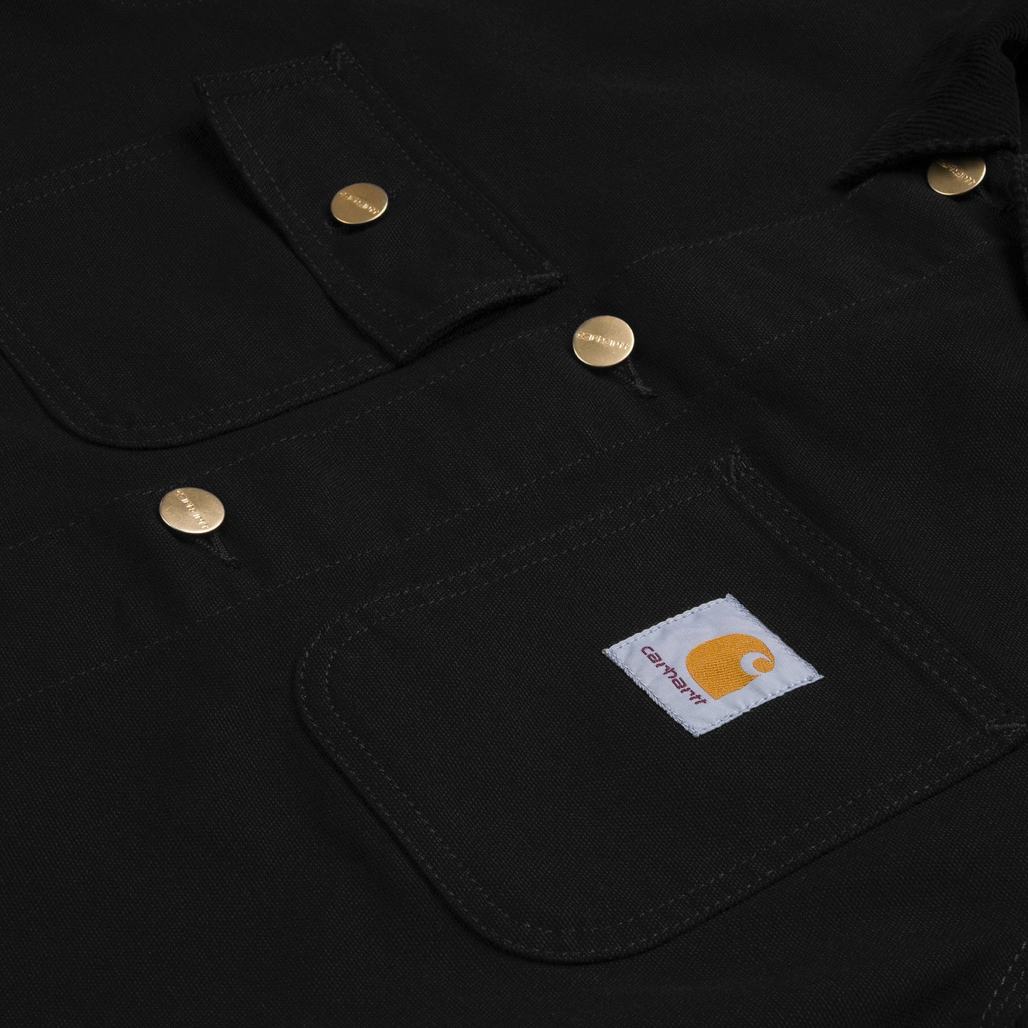 Carhartt WIP Michigan Coat Black/Black Rinsed