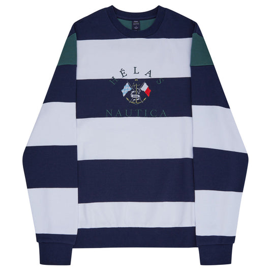 Nautica X Helas Crewneck Sweater Navy/White