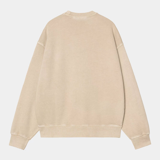 Carhartt WIP Nelson Sweater Fleur De Sel Garment Dyed