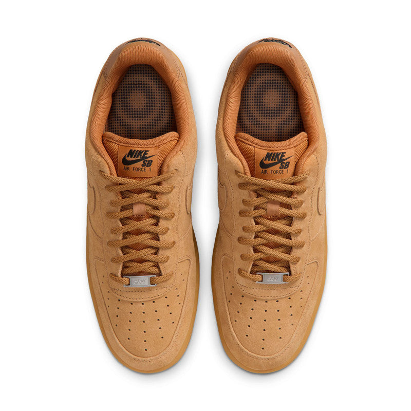 Nike SB Air Force 1 Flax/Flax-Black-Gum Lt Brown-Fir