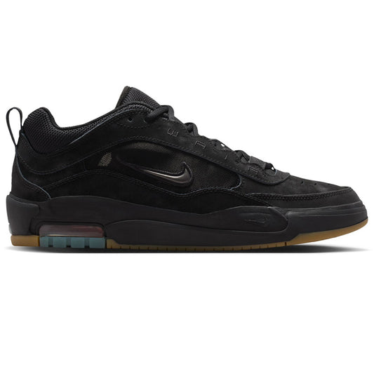 Nike SB Air Max Ishod Black/Black-Black-Black-Gum Lt Brown-Safety Orange