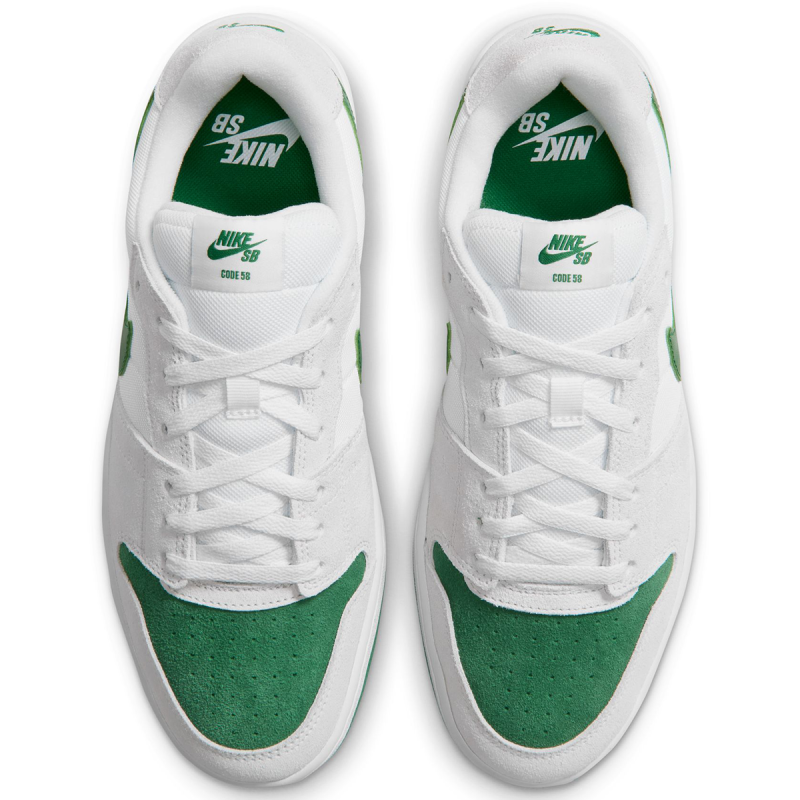 Nike SB Code 58 White/Pine Green-Summit White-Pine Green