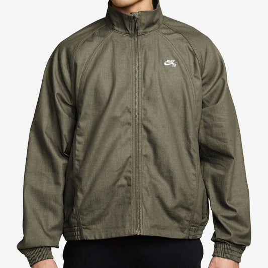 Nike SB Denim Track Jacket Medium Olive/White