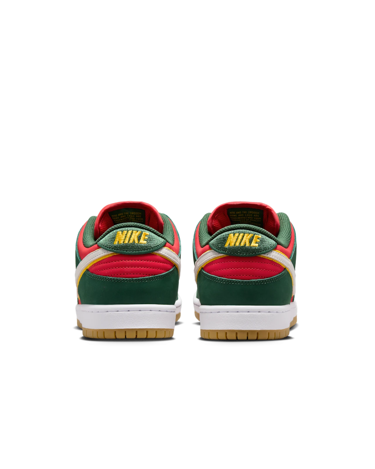 Nike SB Dunk Low Pro Fir/White-University Gold-Fire Red