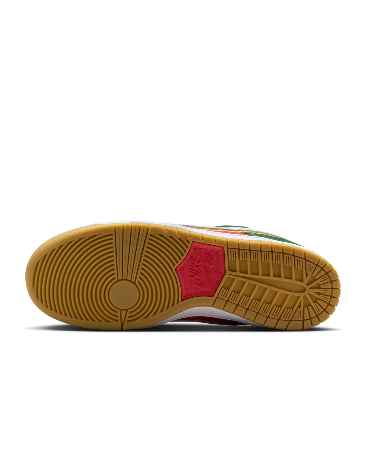 Nike SB Dunk Low Pro Fir/White-University Gold-Fire Red