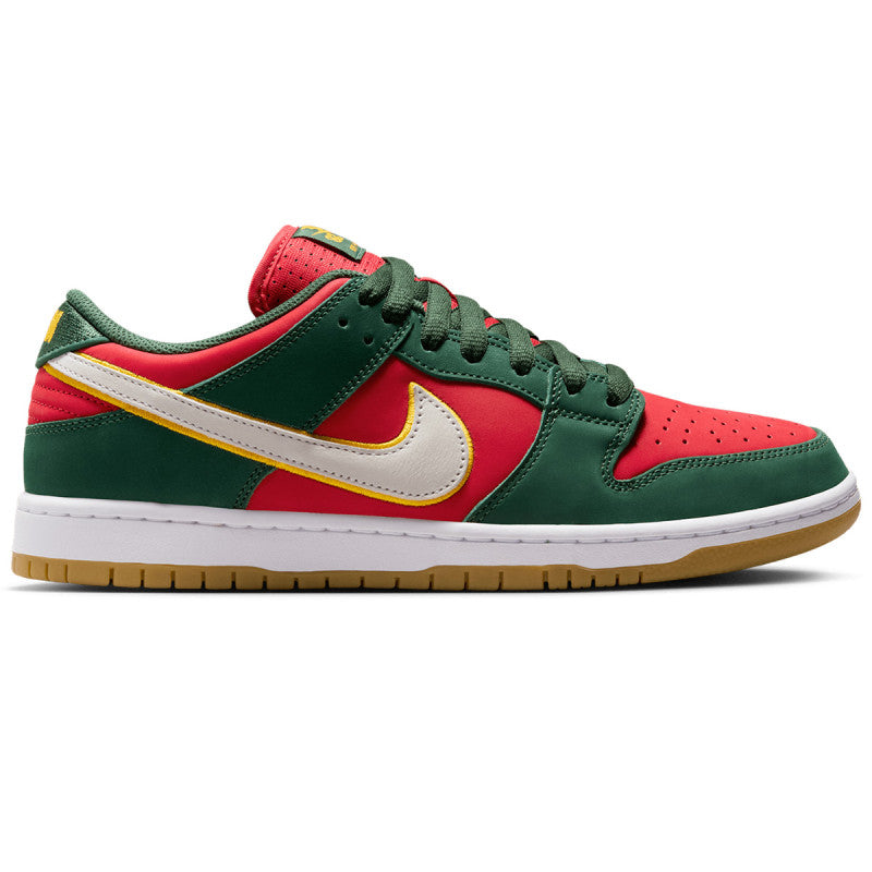 Nike SB Dunk Low Pro Fir/White-University Gold-Fire Red