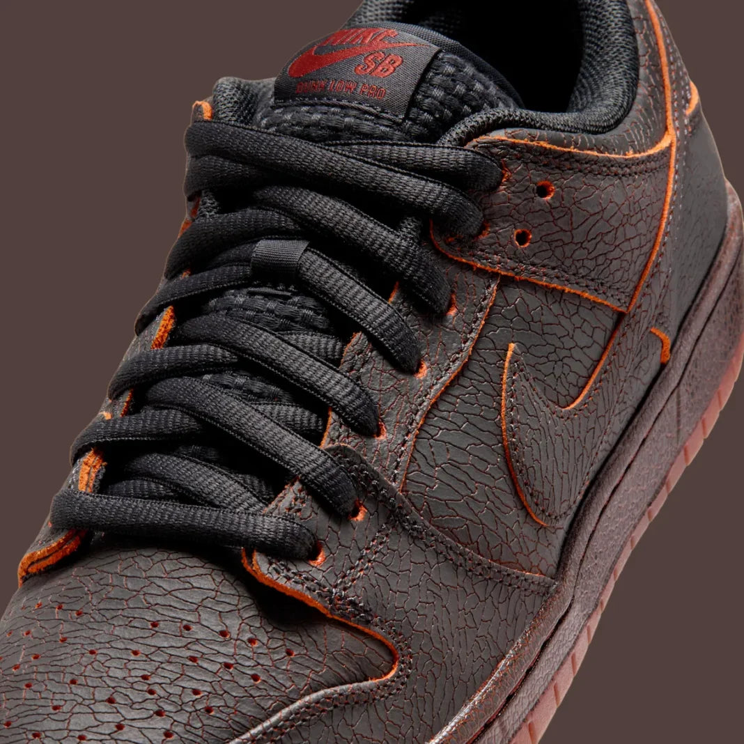 Nike SB Dunk Low Pro PRM Dk Smoke Grey/Campfire Orange-Black-Cinnamon-Picante Red