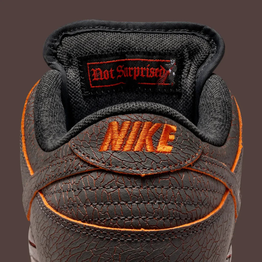 Nike SB Dunk Low Pro PRM Dk Smoke Grey/Campfire Orange-Black-Cinnamon-Picante Red