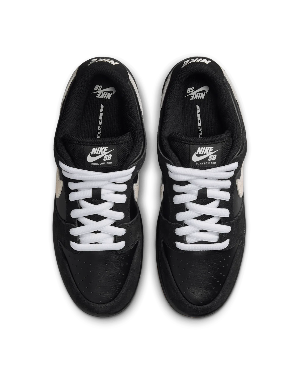 Nike SB Dunk Low Pro Black/White-Black-Gum Light Brown