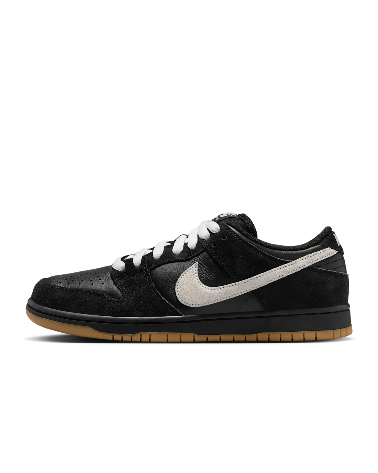 Nike SB Dunk Low Pro Black/White-Black-Gum Light Brown