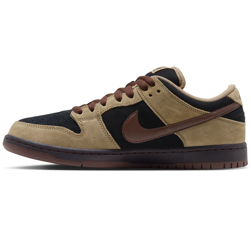 Nike SB Dunk Low Pro Filbert/Lt Chocolate-Black-Burgundy Ash