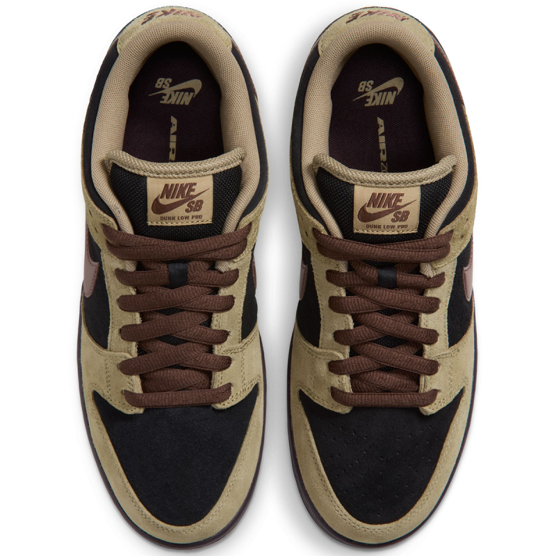 Nike SB Dunk Low Pro Filbert/Lt Chocolate-Black-Burgundy Ash