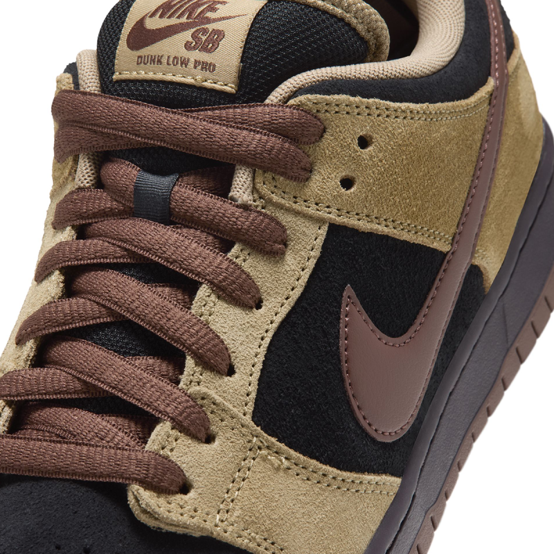 Nike SB Dunk Low Pro Filbert/Lt Chocolate-Black-Burgundy Ash