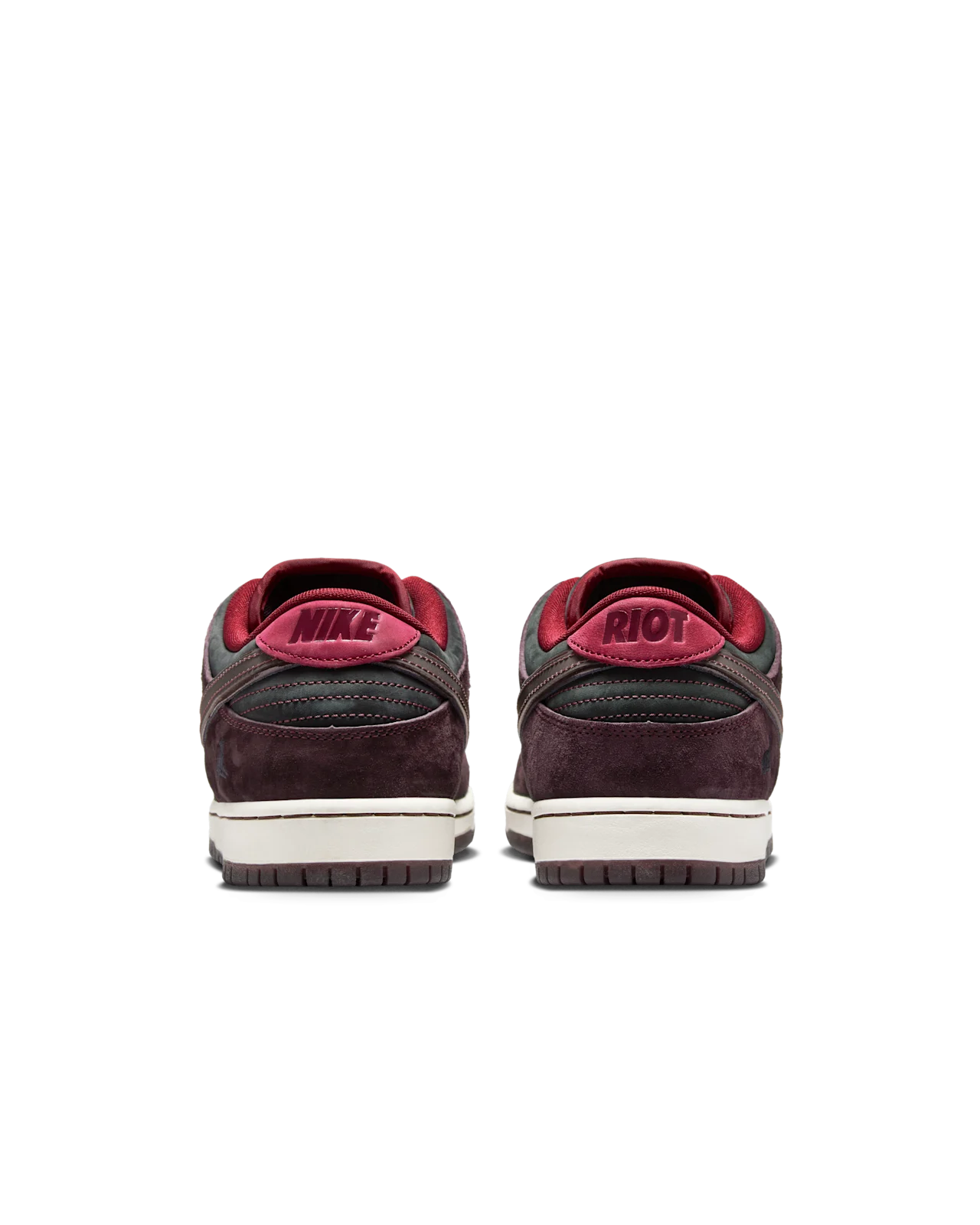 RIOT Skateshop x Nike SB Dunk Low Mahogany/Dark Beetroot/Team Red/Sail/Night Maroon