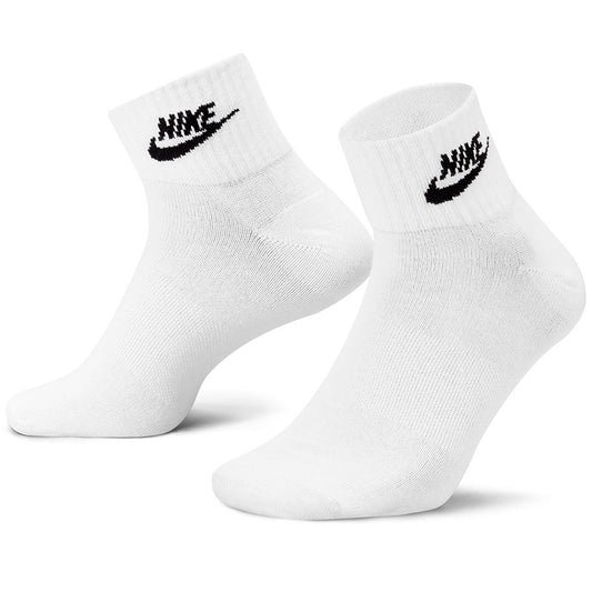 Nike SB Everyday Essential Ankle Socks White/Black (3 Pairs)