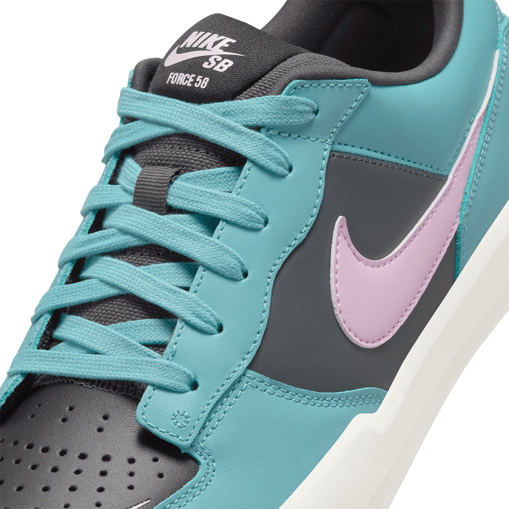 Nike SB Force 58 Premium Denim Turq/Pink Foam -DK Smoke Grey