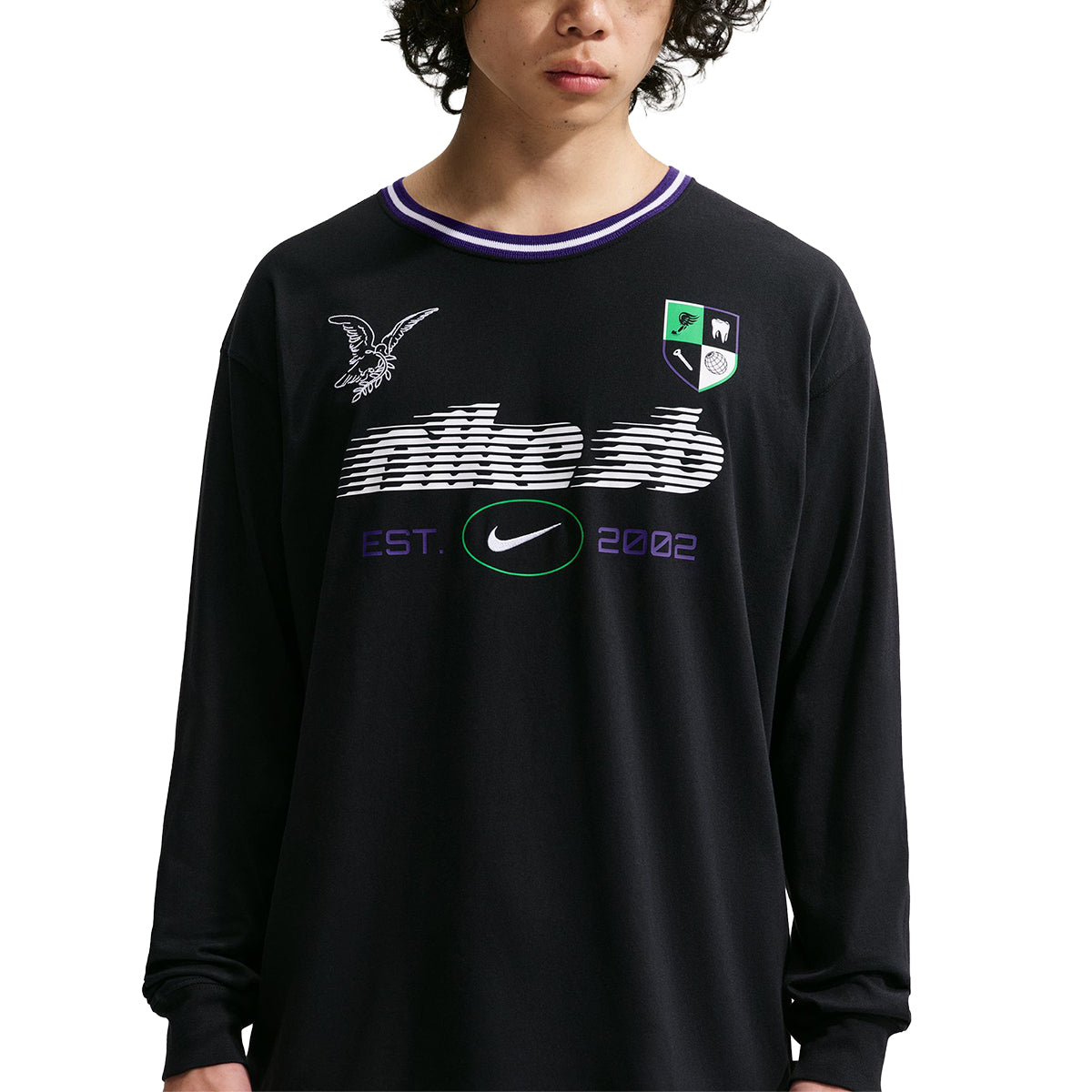 Nike SB Longsleeve Rugby T-Shirt Black