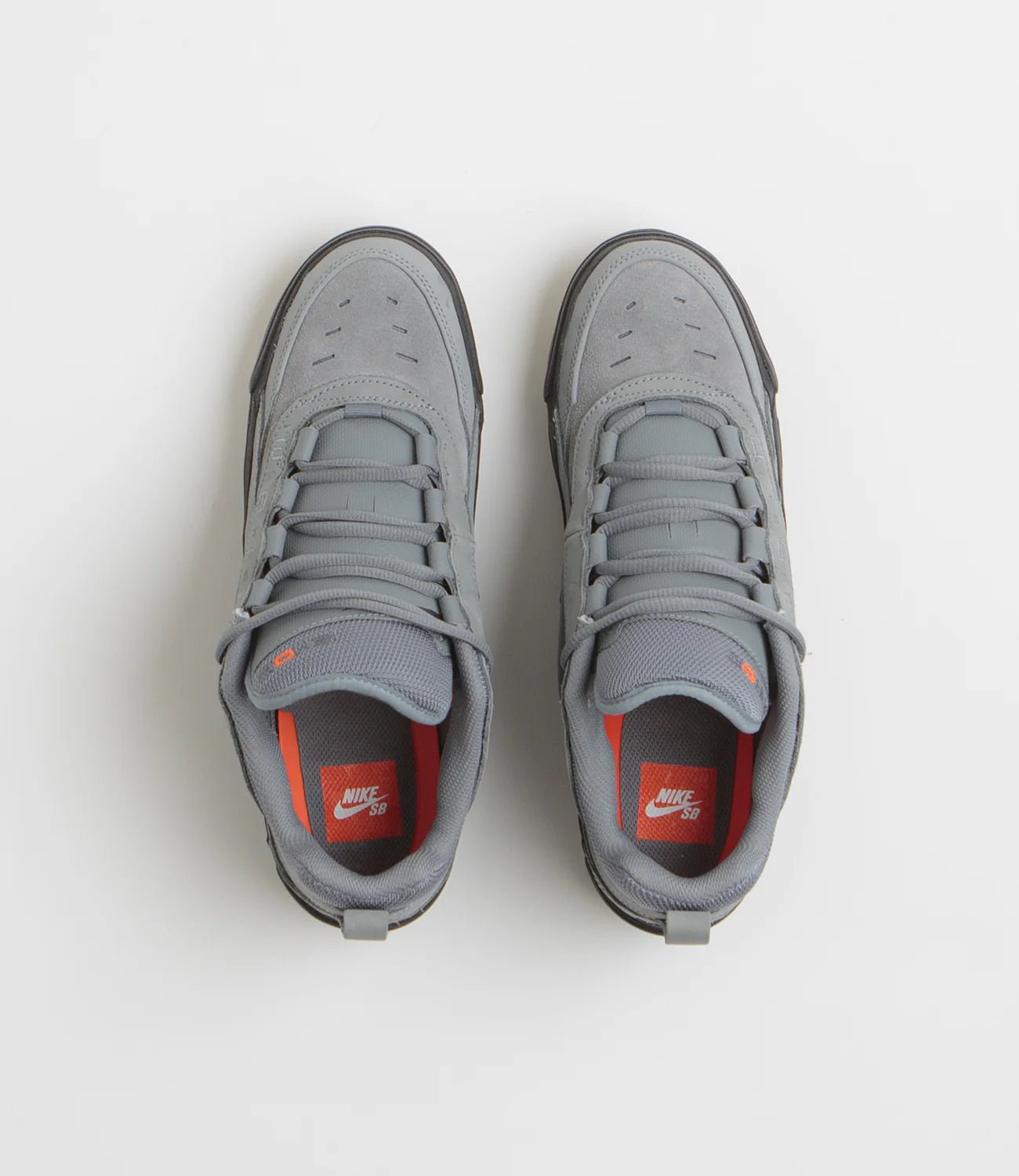 Nike Air Max Ishod Iso Cool Grey/Black-Cool Grey-Dk Grey-Gum Lt Brown-Safety Orange