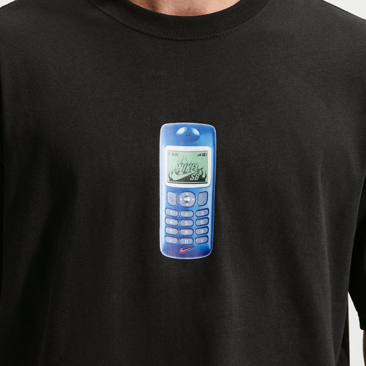 Nike SB Phone T-Shirt Black