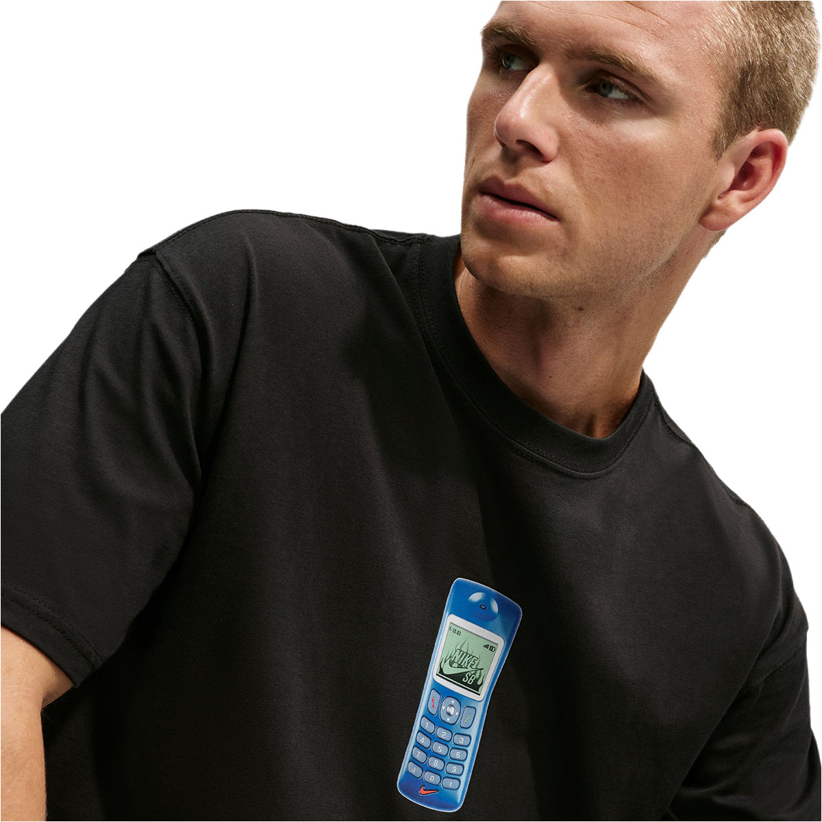 Nike SB Phone T-Shirt Black