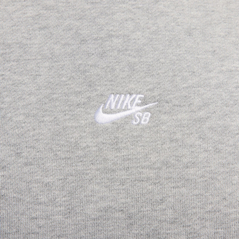 Nike SB Sweater Essentials Logo Dark Grey Heather/White