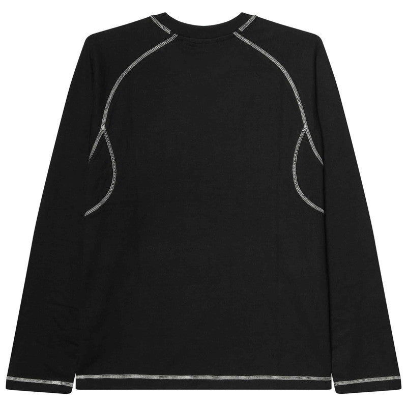 Obey Aaron Contrast Stitch Longsleeve T-Shirt Black