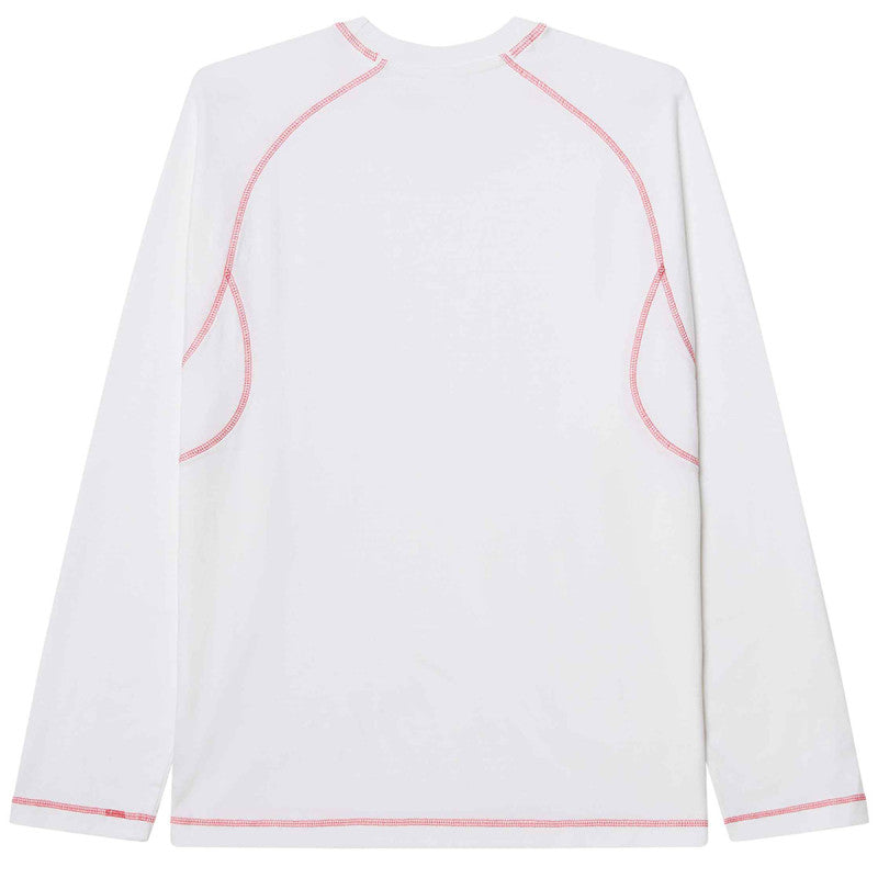Obey Aaron Contrast Stitch Longsleeve T-Shirt White