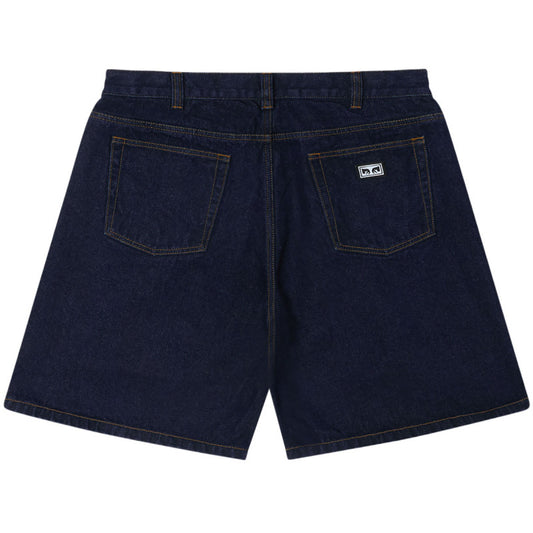 Obey Bigwig Baggy Denim Short Rinse Indigo
