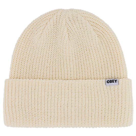 Obey Bold Organic Beanie Unbleached