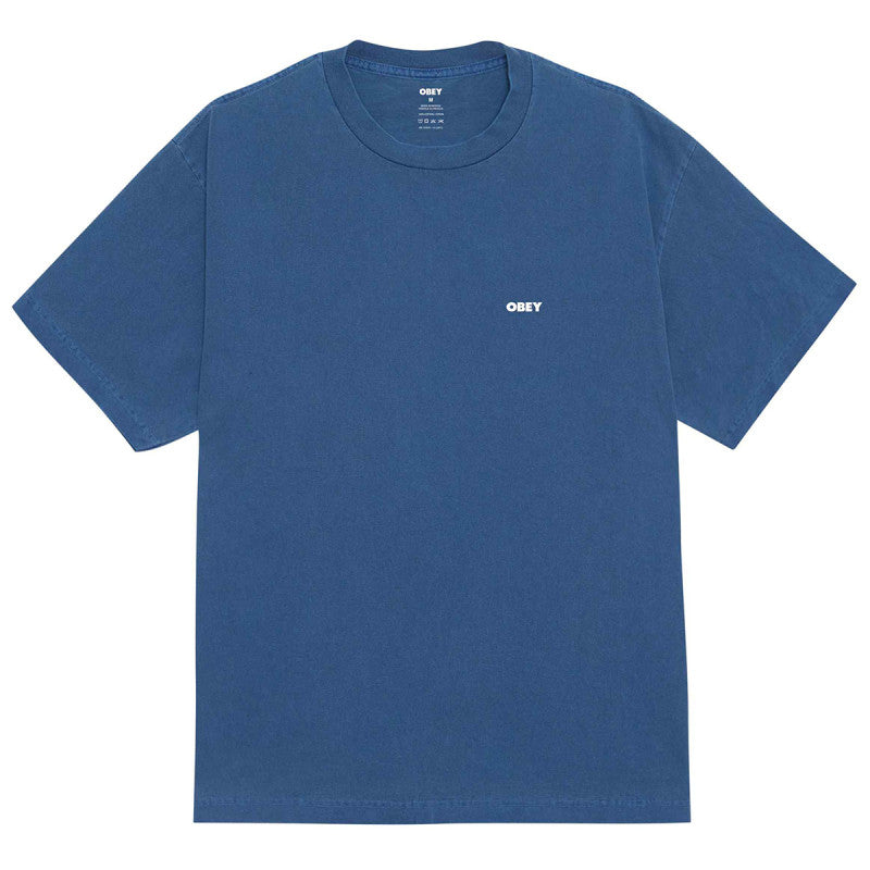 Obey Bold Star T-Shirt Pigment Dark Denim