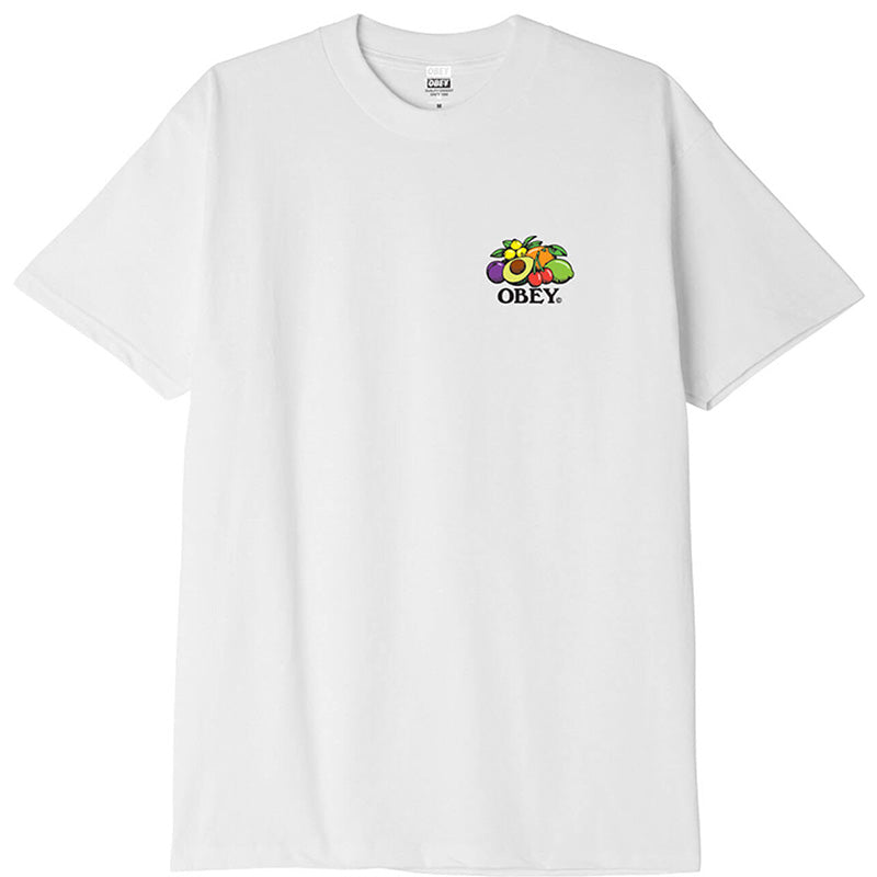 Obey Bowl Of Fruit T-Shirt White