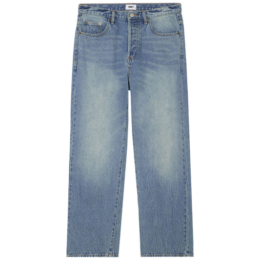 Obey Boxcar Straight Leg Denim Pant Heavy Vintage Indigo
