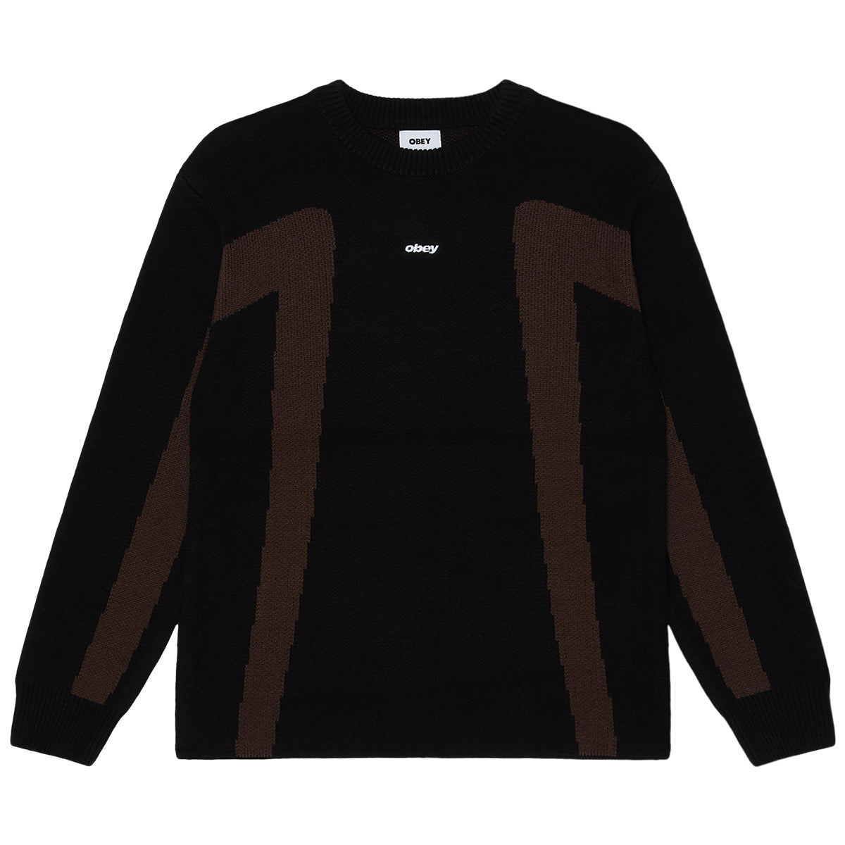 Obey Brann Sweater Digital Black
