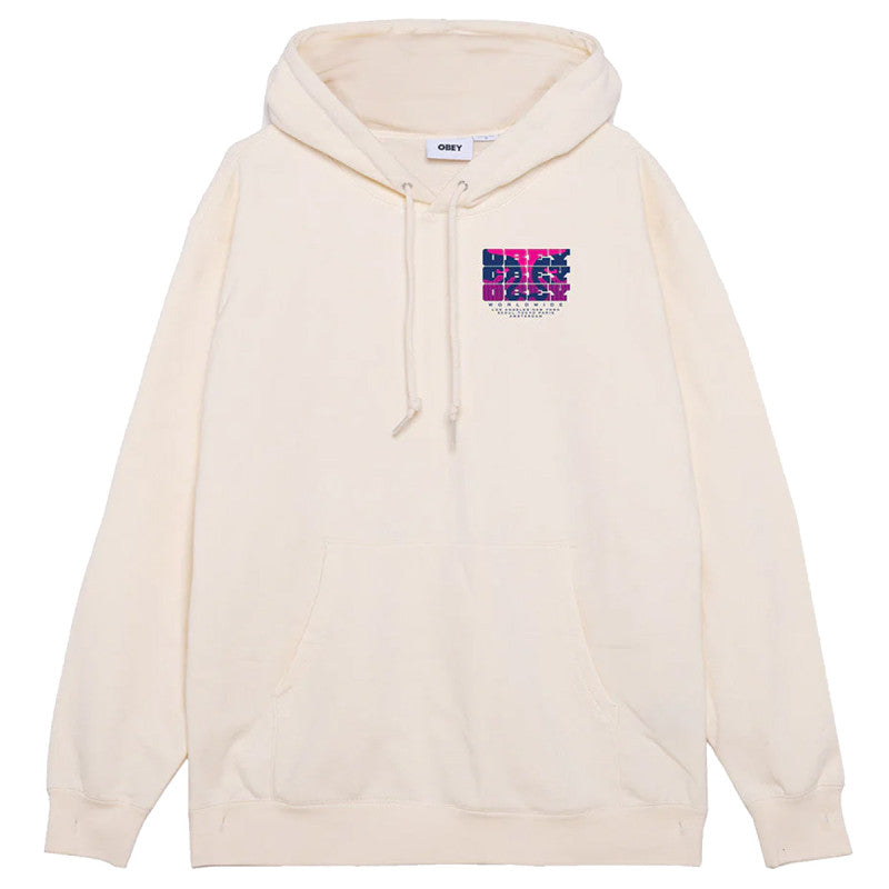 Obey Brick By Brick Hooded Sweater Unbleached