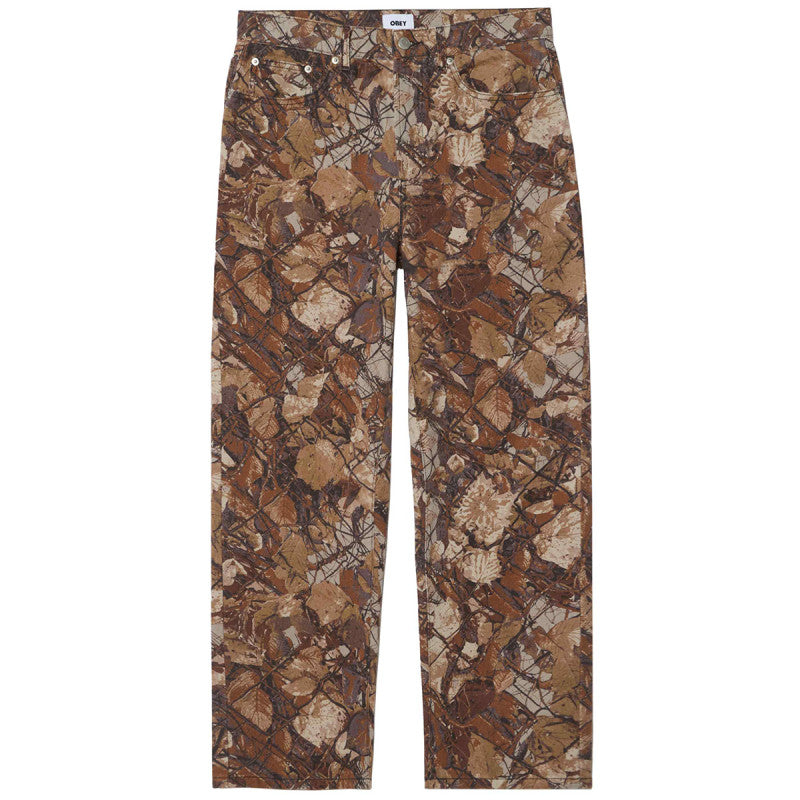 Obey Classic Baggy Denim Pant Fence Camo