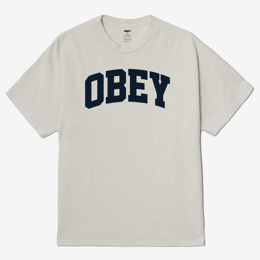 Obey Collegiate T-Shirt Pigment Chalk