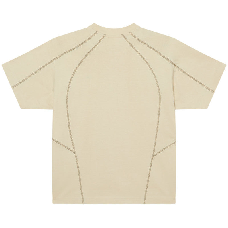 Obey Contrast Stitch T-Shirt Silver Birch