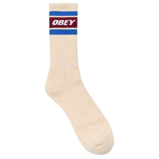 Obey Cooper II Socks Unbleached/Rhubarb