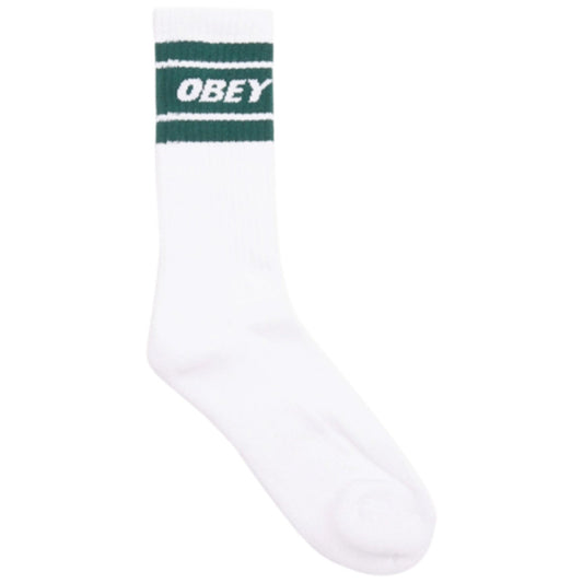 Obey Cooper II Socks White/Botanical Garden