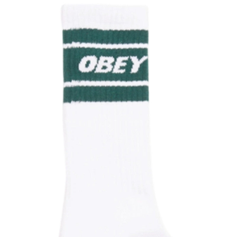 Obey Cooper II Socks White/Botanical Garden