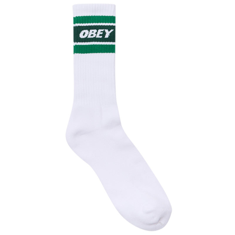 Obey Cooper II Socks White/Green