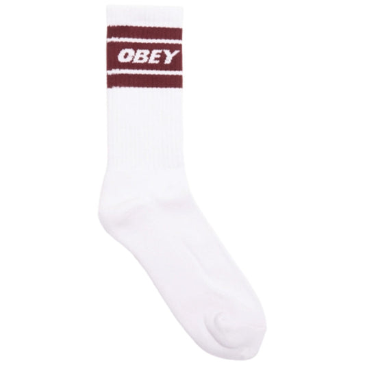 Obey Cooper II Socks White/Zinfandel