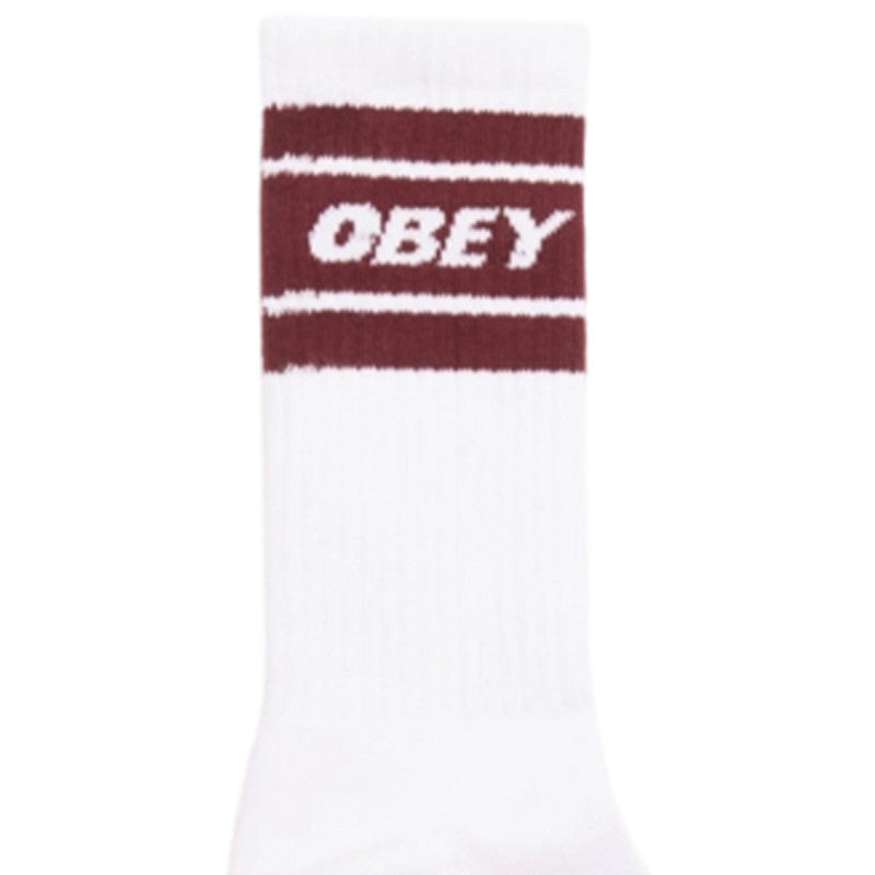 Obey Cooper II Socks White/Zinfandel